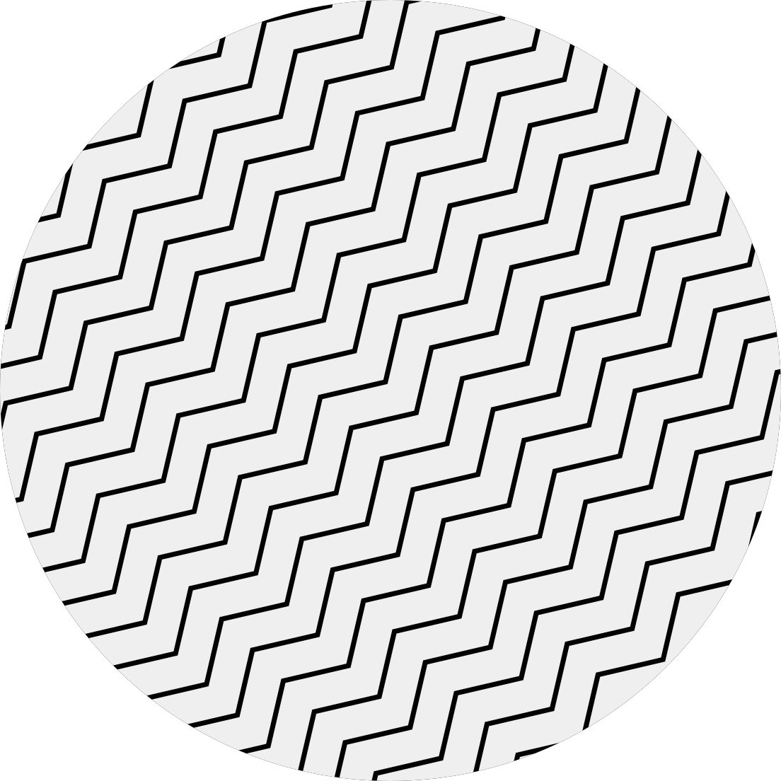 Alfombra de vinilo geométrica zigzag elemento - TenVinilo