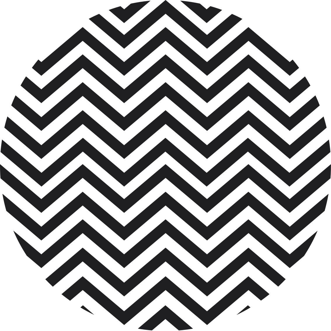 Alfombra de vinilo geométrica chevron - TenVinilo