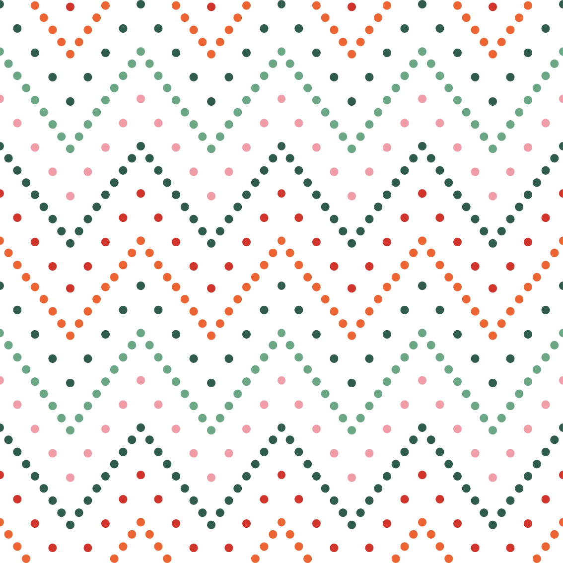 Alfombra vinílica infantil patrón de chevron colorido - TenVinilo