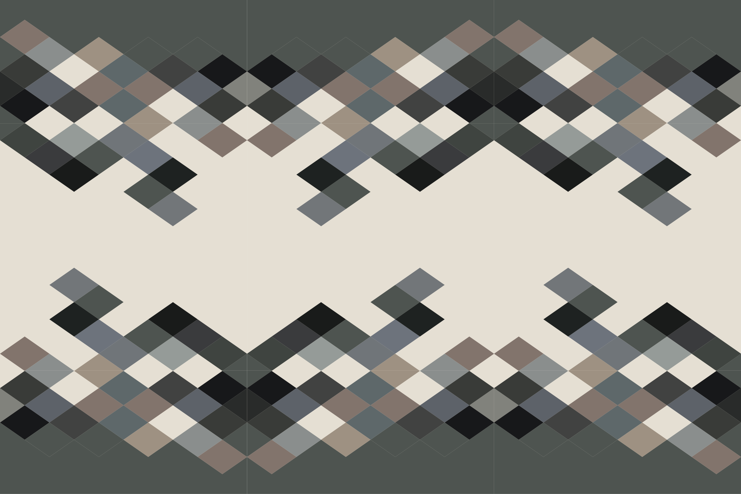 Alfombra vinílica mosaico diseño geométrico contemporáneo - TenVinilo