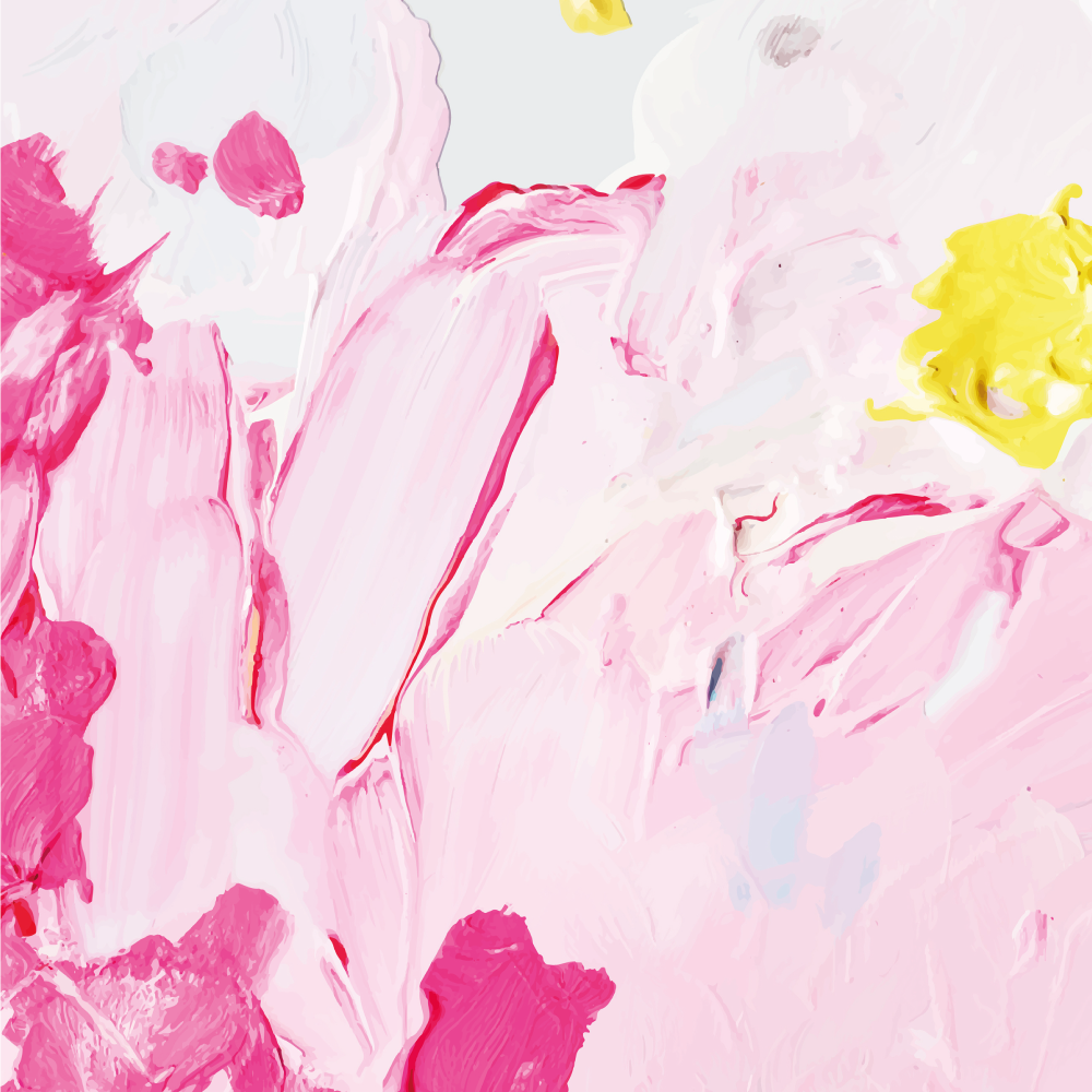 Alfombras vinílicas juveniles pinceladas abstractas - TenVinilo