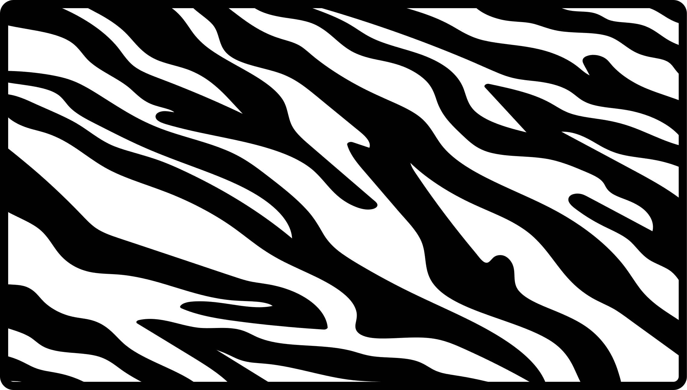 Alfombra vinílica animal print rayas de un solo tono - TenVinilo
