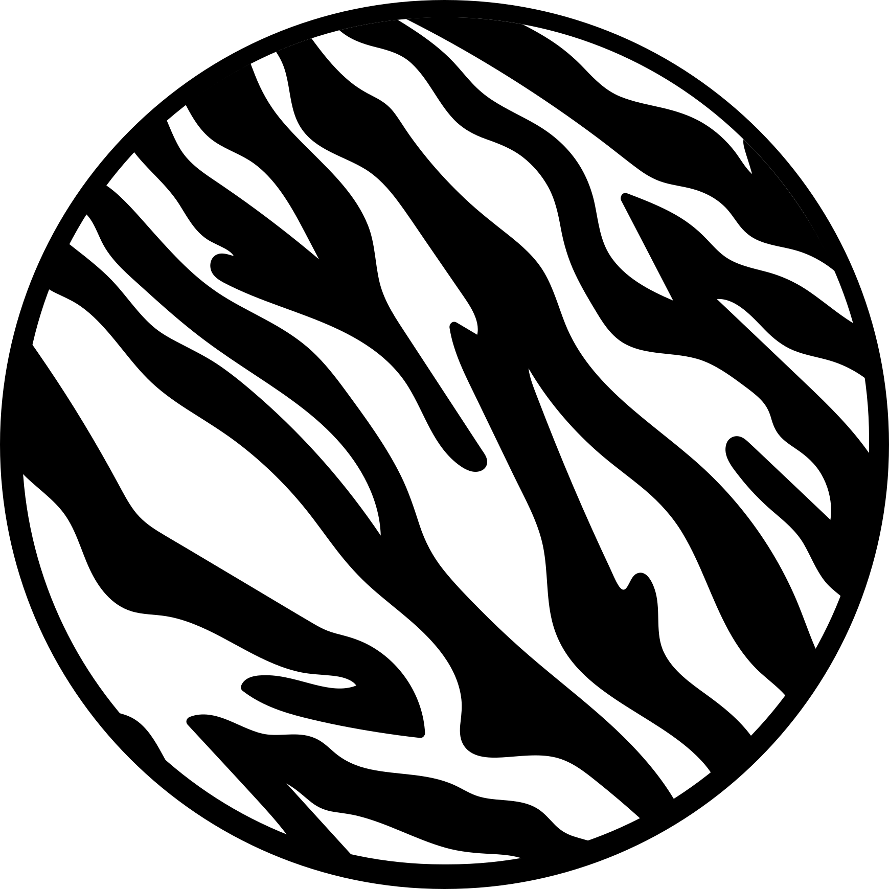 Alfombra vinílica animal print patrón de rayas zebra - TenVinilo