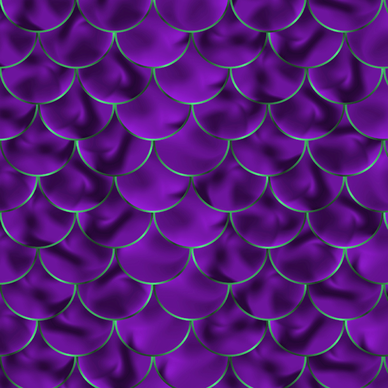 Alfombra vinílica animal print escamas de sirena - TenVinilo