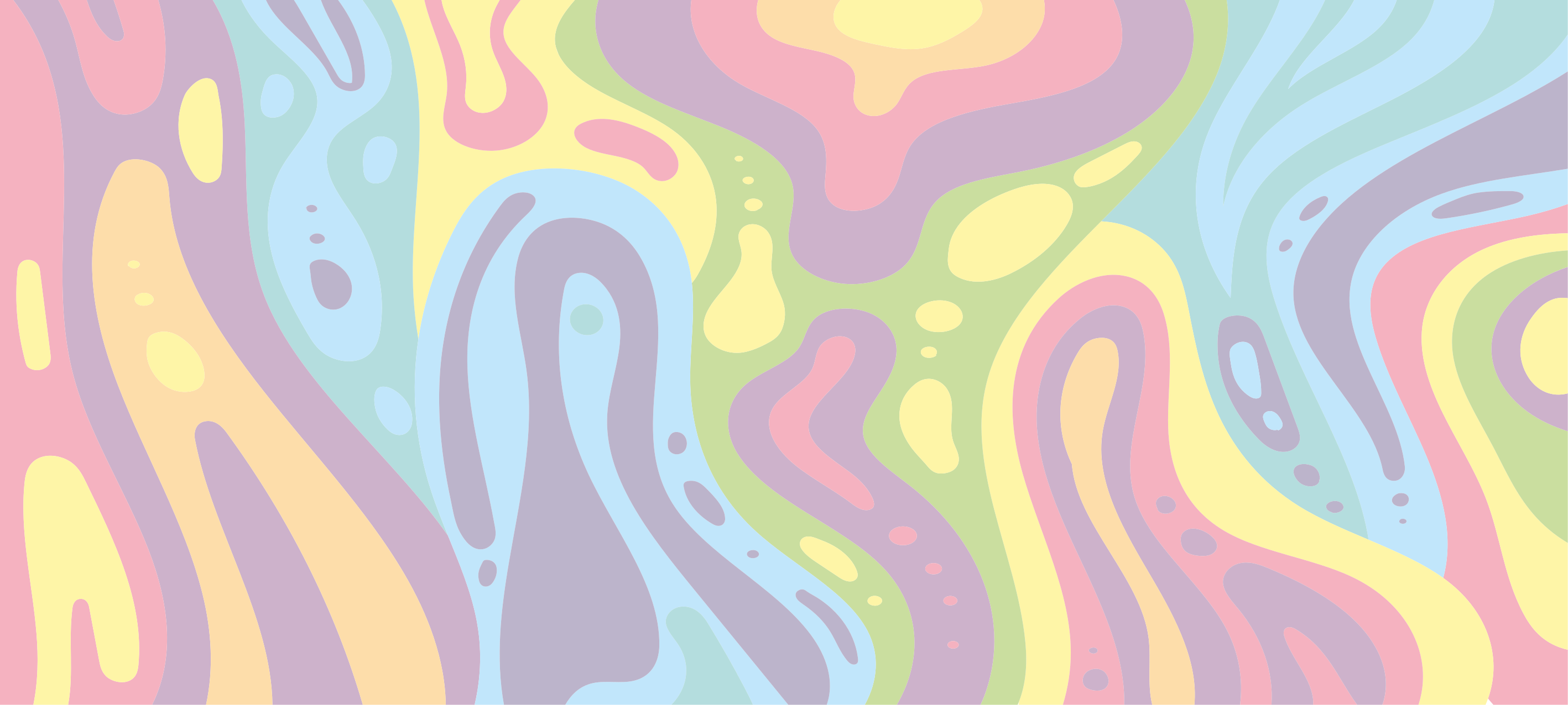 Alfombra vinílica infantil ondas abstractas coloridas - TenVinilo