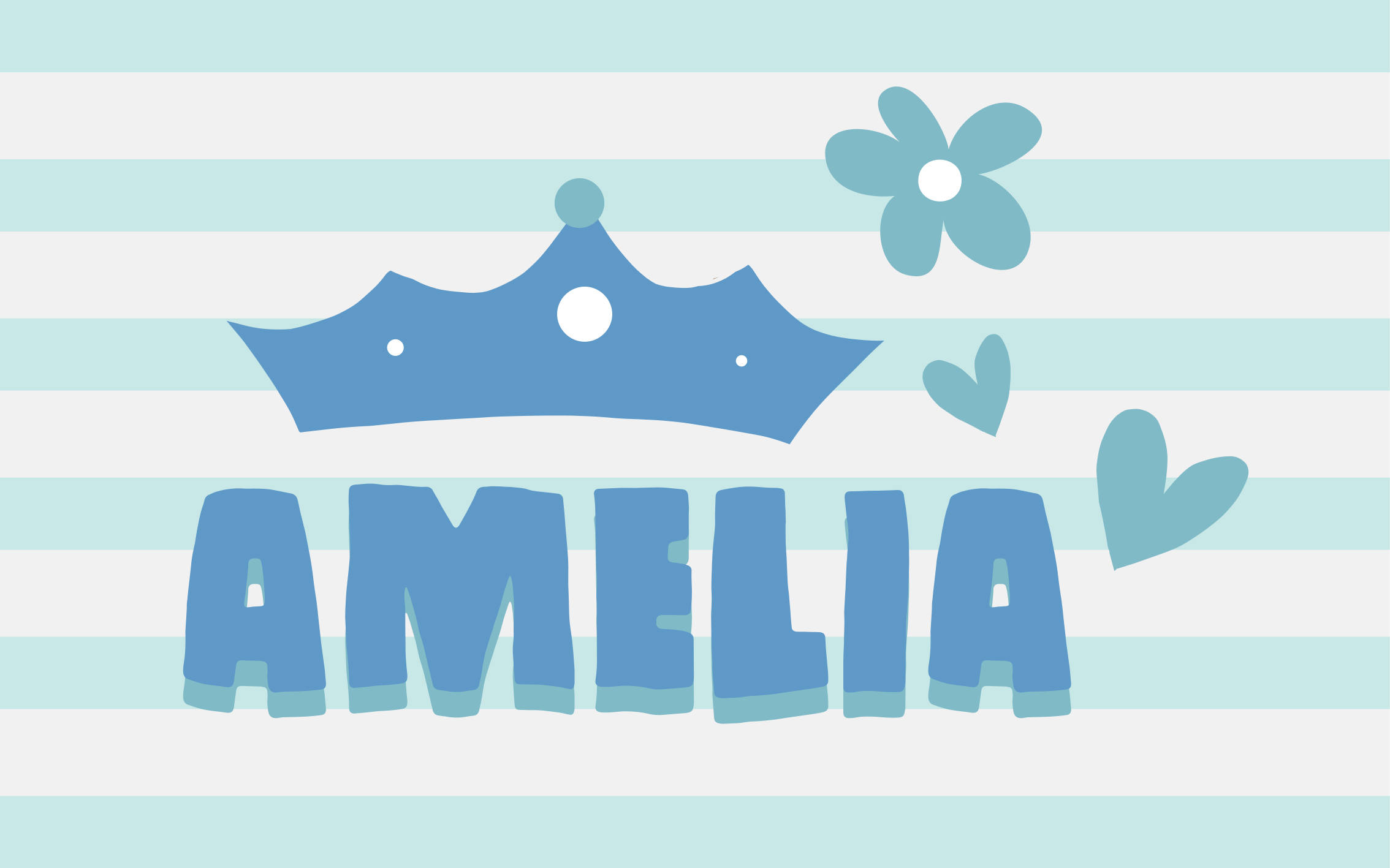 Alfombra vinílica personalizable con nombre personalizado - TenVinilo