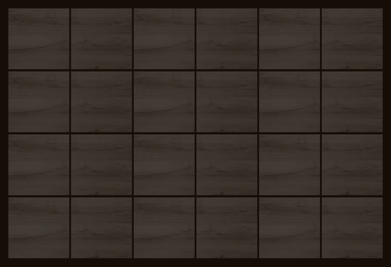 Alfombra vinílica textura madera baldosas madera oscura - TenVinilo