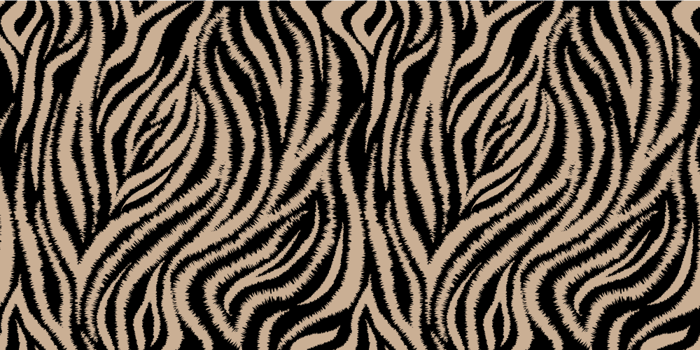 Alfombra vinílica animal print motivo rayas cebra - TenVinilo