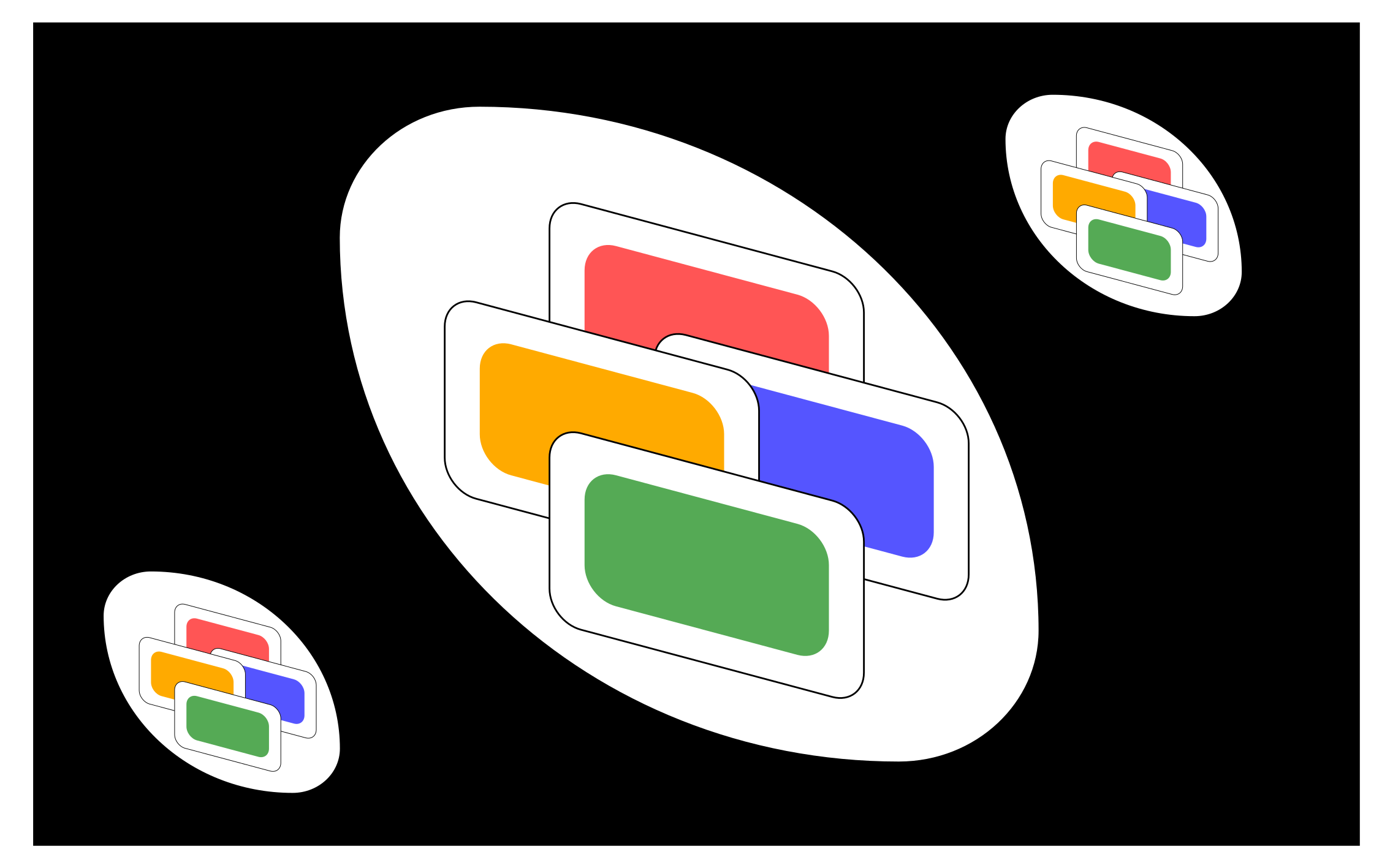 Alfombra vinílica de juegos infantil tarjeta clásica negra - TenVinilo
