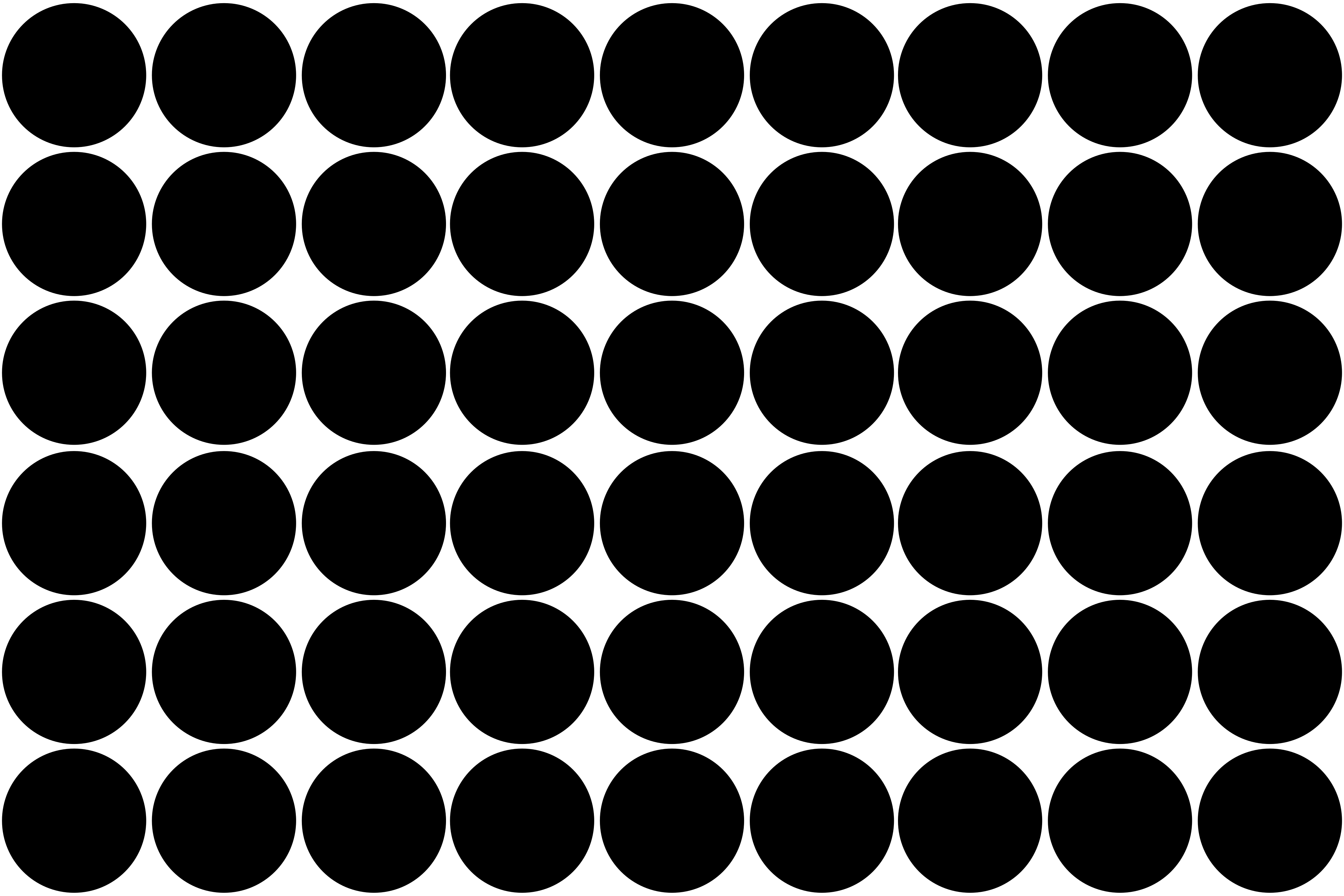 Alfombra de vinilo geométrica patrón de círculos monocromos - TenVinilo