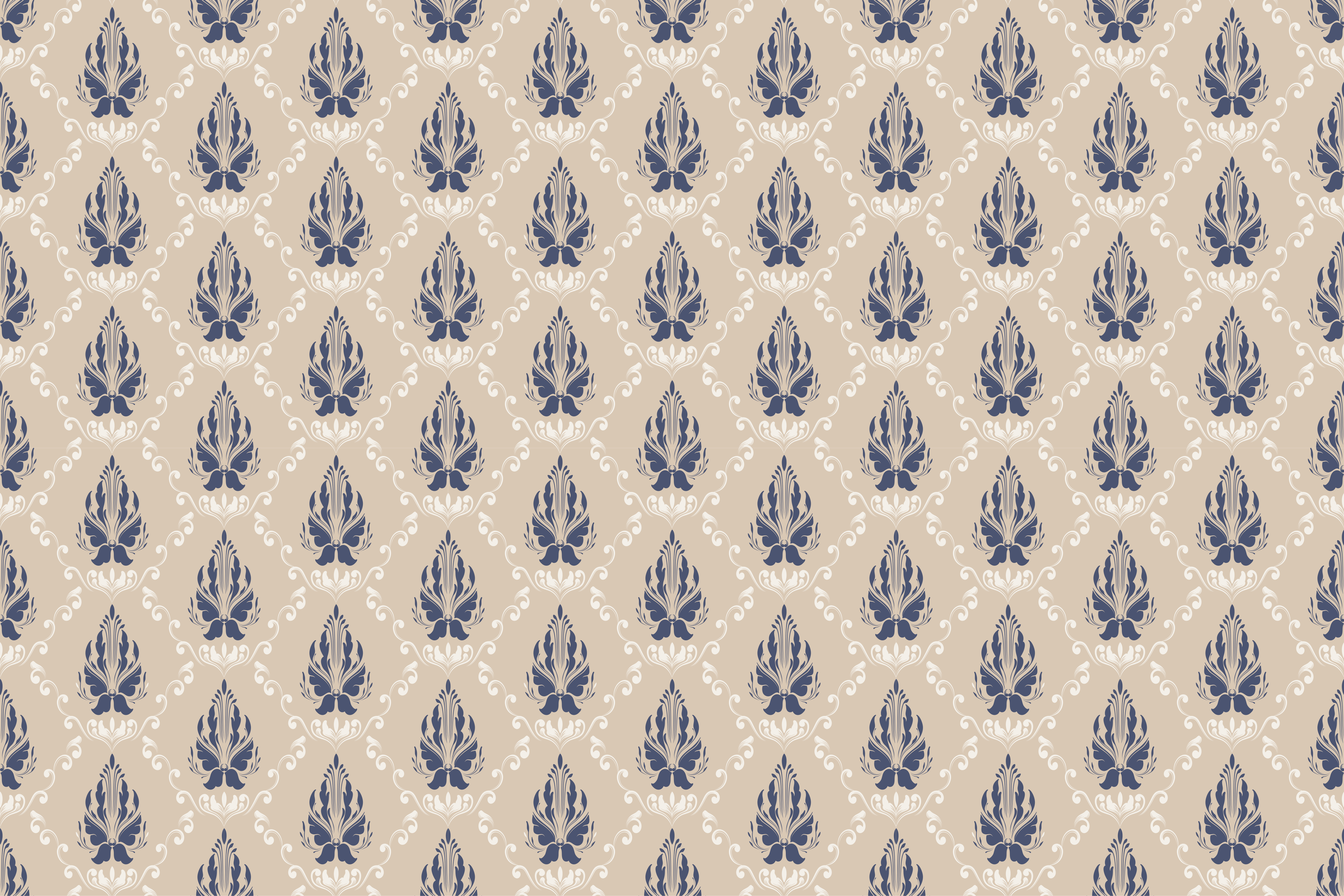 Alfombra vinílica salón delicados motivos florales - TenVinilo