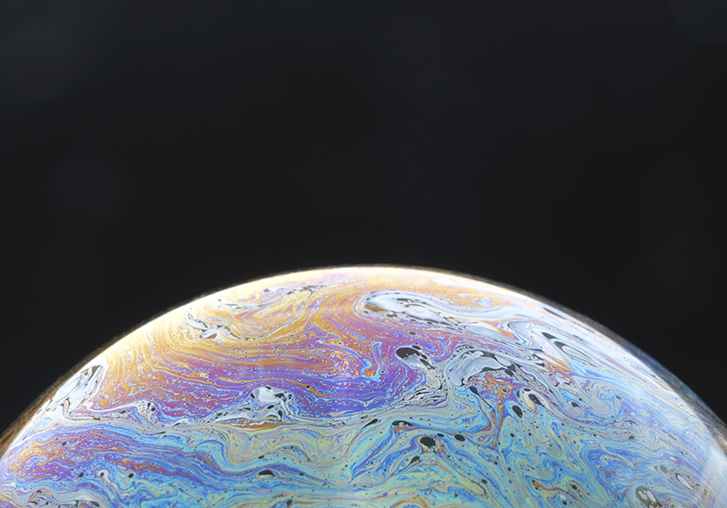 Alfombra vinílica salón esfera de color cósmica - TenVinilo