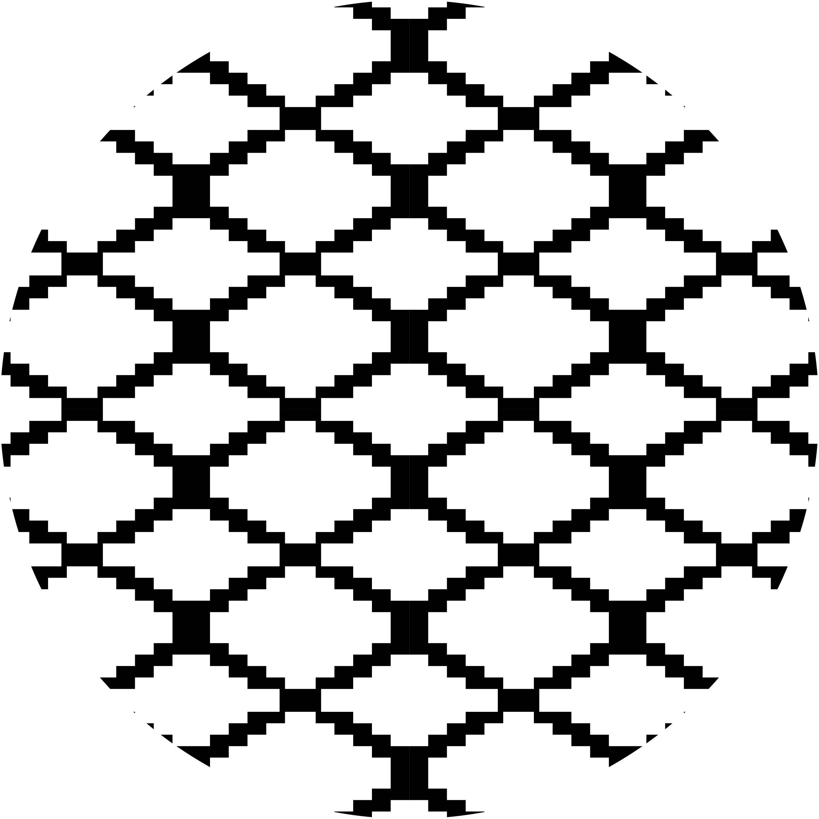 Alfombra de vinilo geométrica blanco y negro moderno - TenVinilo