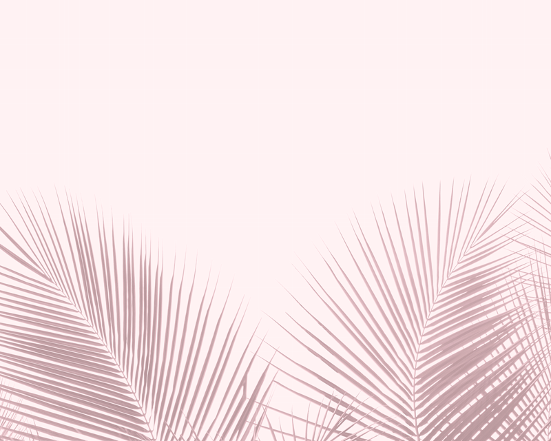 Alfombra vinílica flores elegantes imágenes de palmeras - TenVinilo