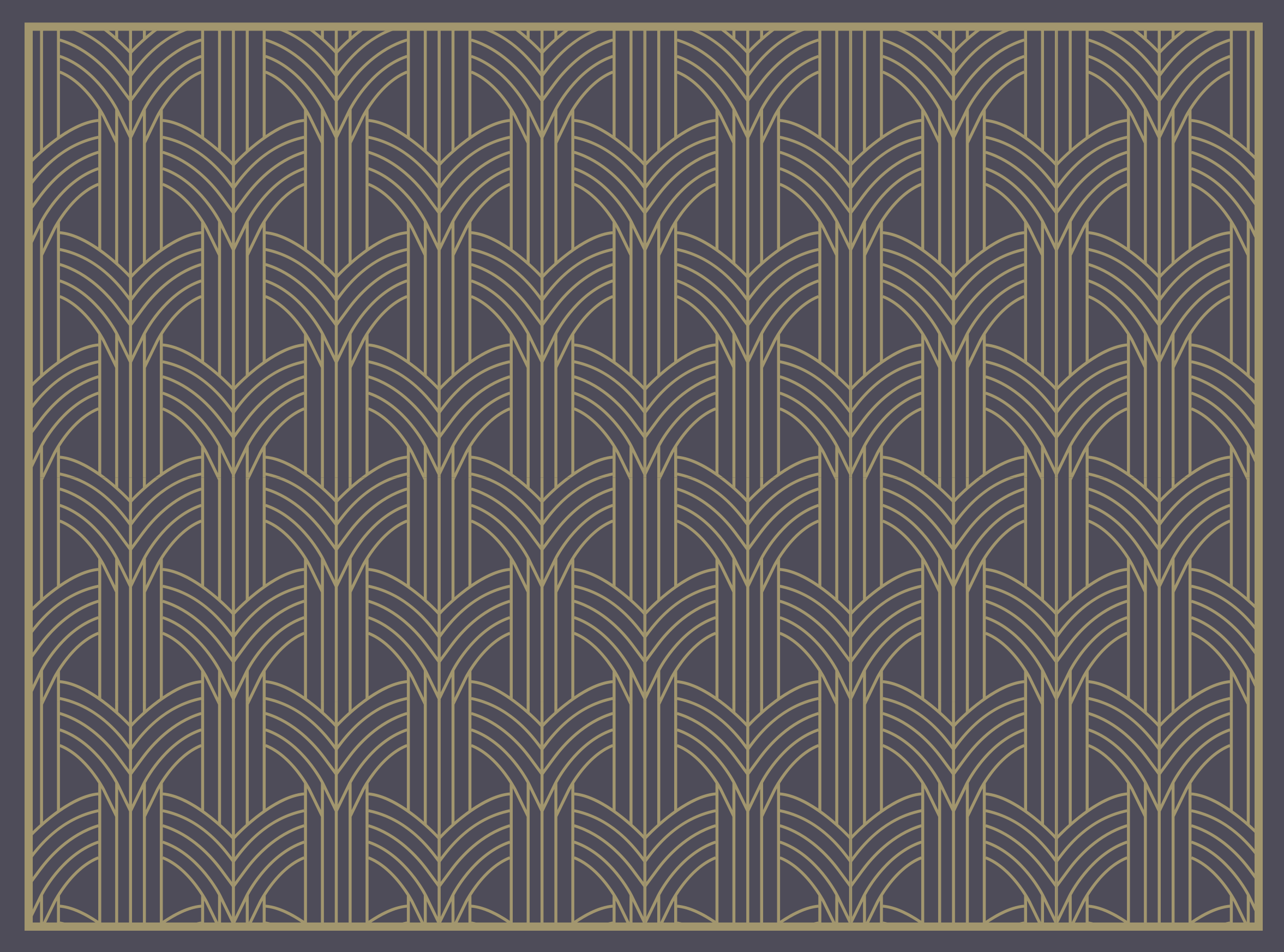 Alfombra de vinilo geométrica Patrón de geo estilo art deco - TenVinilo