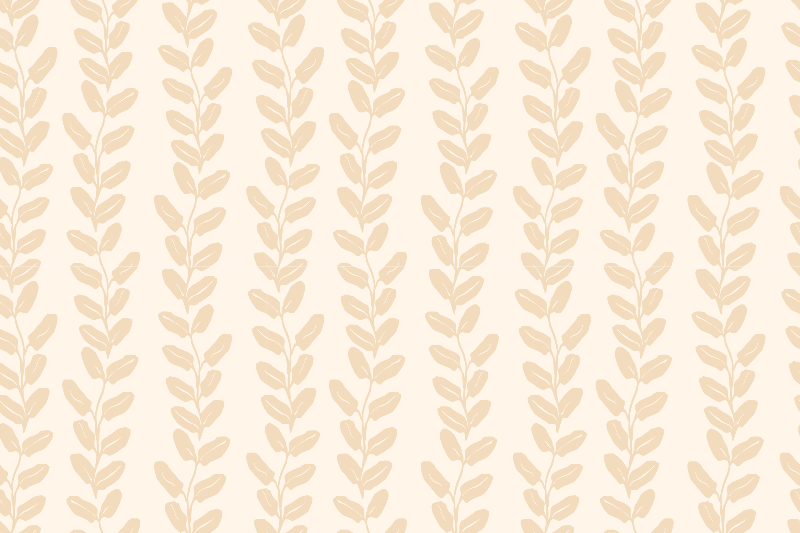 Alfombra vinílica flores patrón botánico - TenVinilo