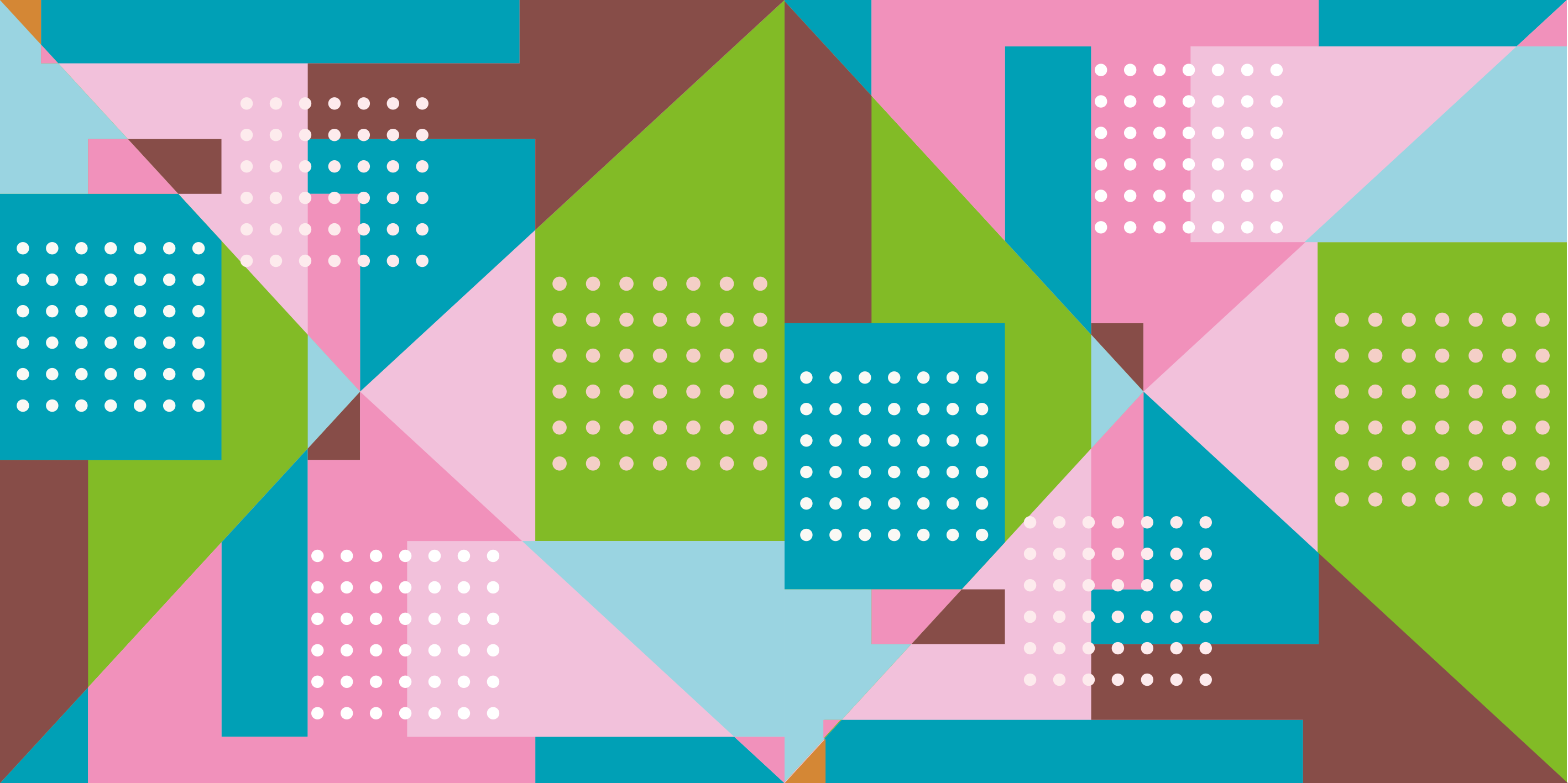 Alfombra de vinilo geométrica fusión de formas geométricas - TenVinilo