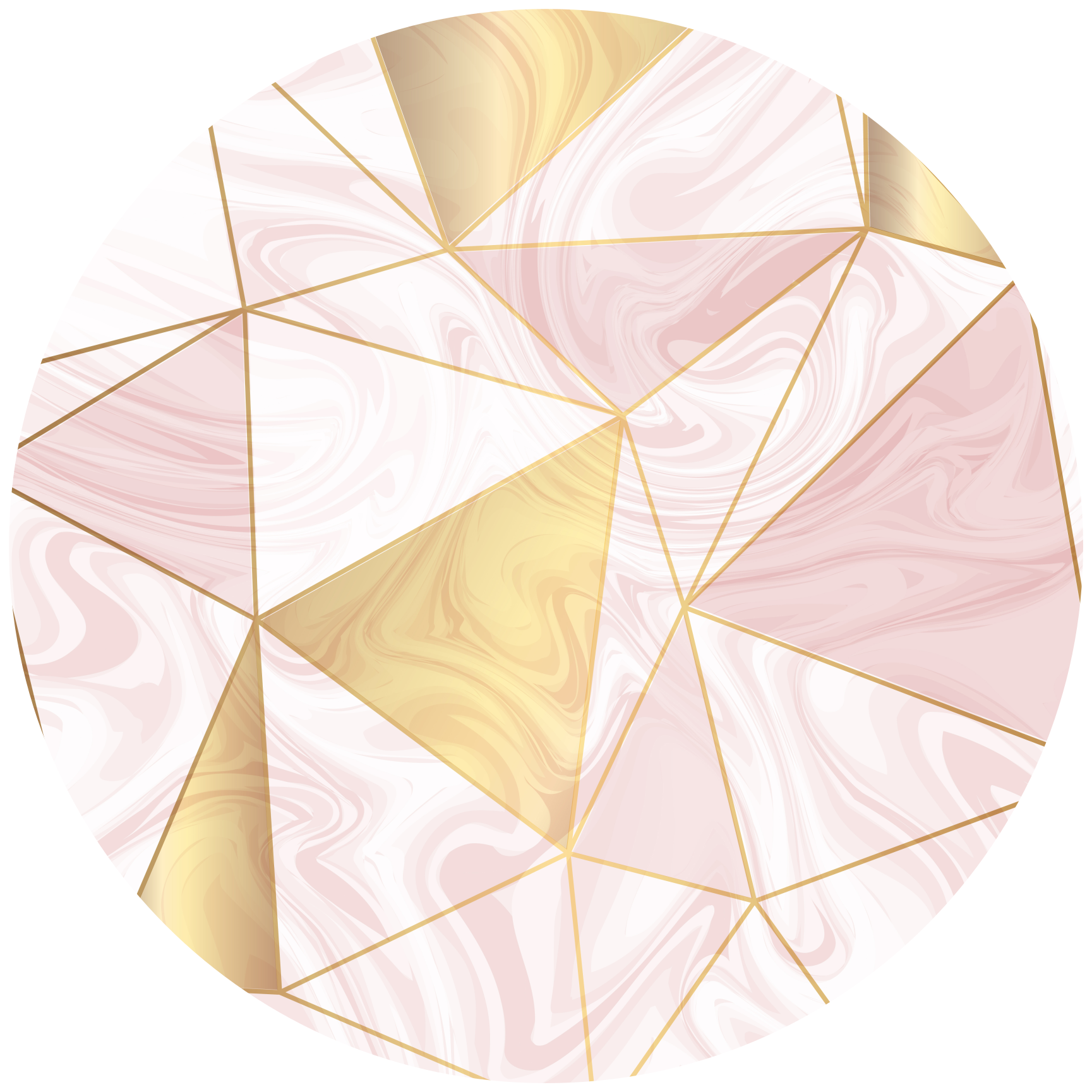 Alfombra de vinilo geométrica mosaico geométrico pastel - TenVinilo