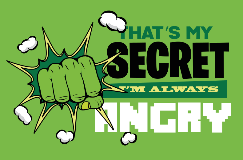 Alfombra vinílica infantil Siempre estoy enojado - TenVinilo