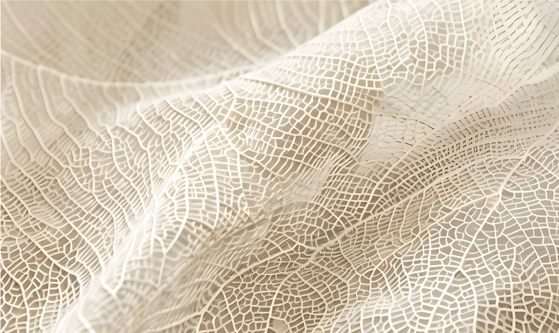 Alfombra vinílica beige hojas minimalistas - TenVinilo