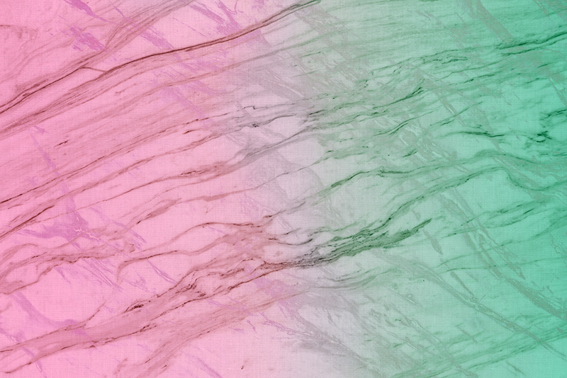 Alfombra vinílica efecto mármol color pastel rosa y verde - TenVinilo