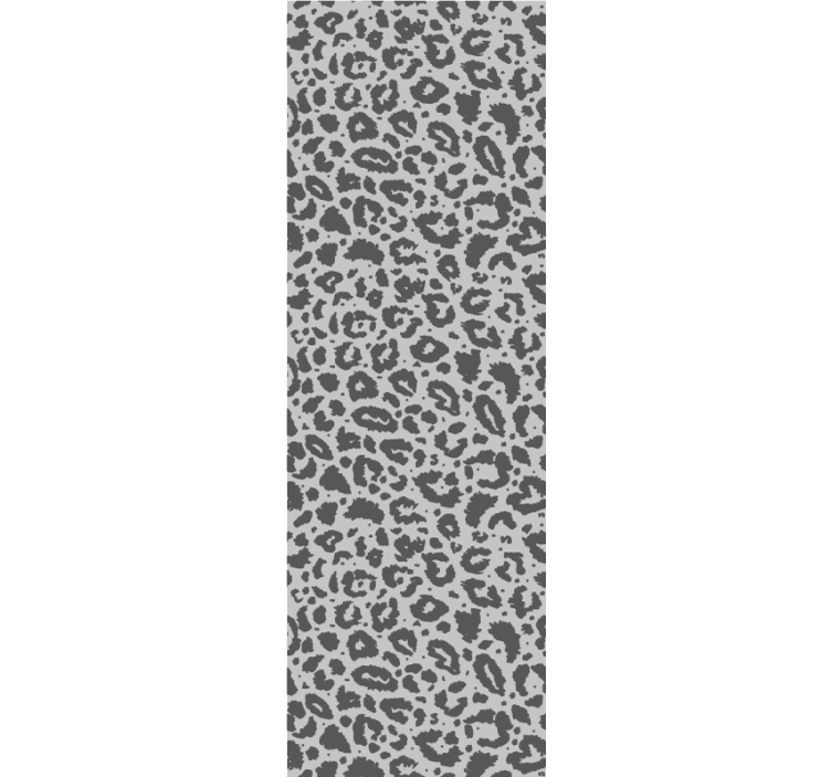 Papel tapiz leopardos estilo de impresión gris - TenVinilo