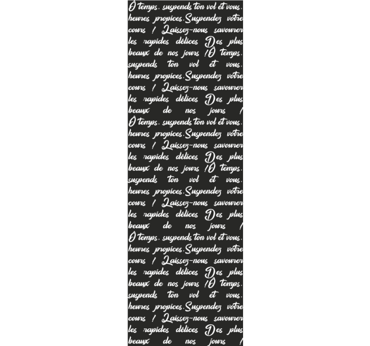 Papel tapiz letras tipografía de escritura elegante - TenVinilo