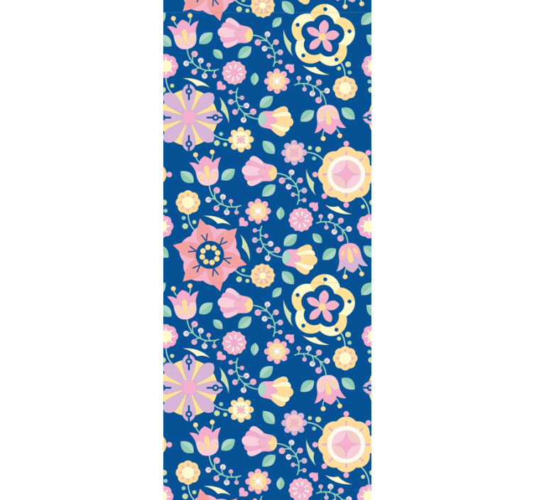 Papel tapiz flores composición de flores florales - TenVinilo