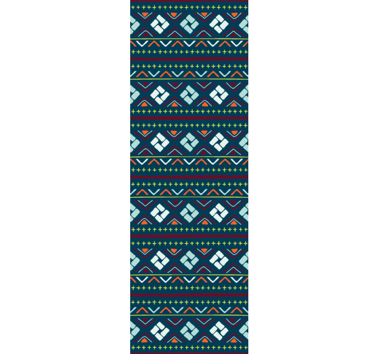 Papel tapiz geométrico bloques de colores geométricos - TenVinilo