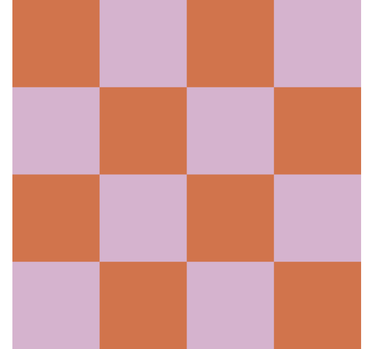 Papel tapiz azulejos motivo de tonos naranjas - TenVinilo