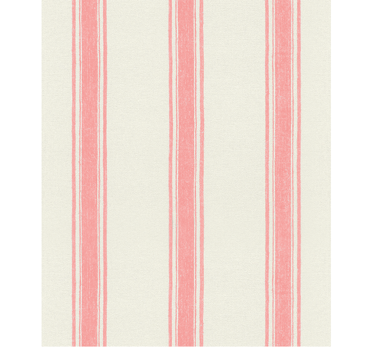 Papel tapiz geométrico líneas verticales rosa pastel - TenVinilo