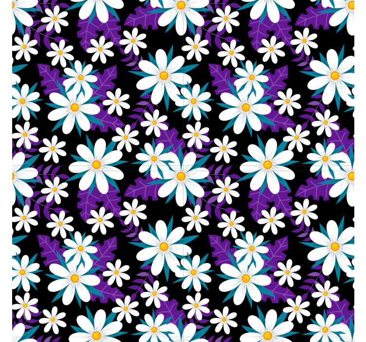 Papel tapiz naturaleza exposición floral colorida - TenVinilo