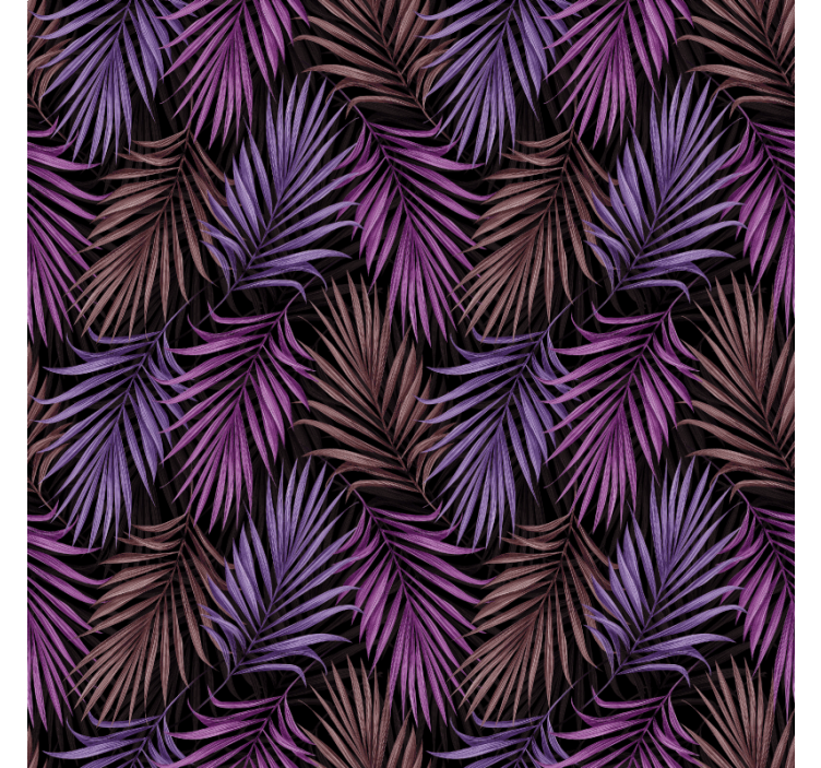 Papel tapiz naturaleza motivo de hojas moradas - TenVinilo
