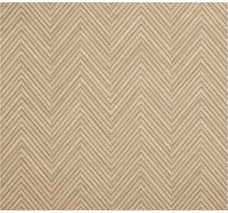 Papel tapiz para sala textura chevron de madera - TenVinilo