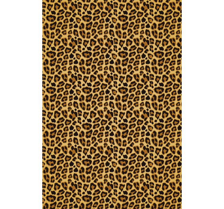 Papel tapiz animales estampado de leopardo - TenVinilo