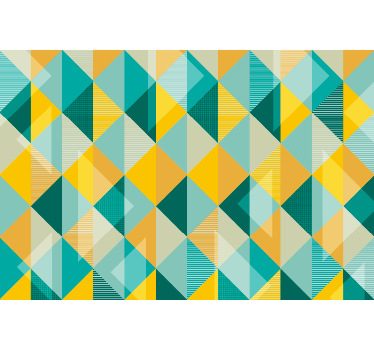 Papel tapiz oficina historia de triángulos - TenVinilo