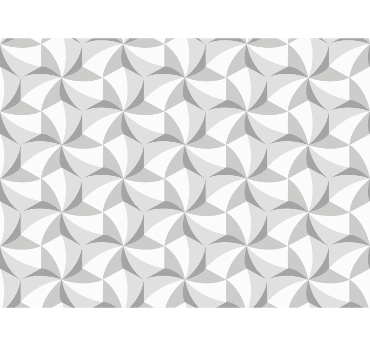 Papel tapiz pasillo patrón de remolinos abstractos - TenVinilo