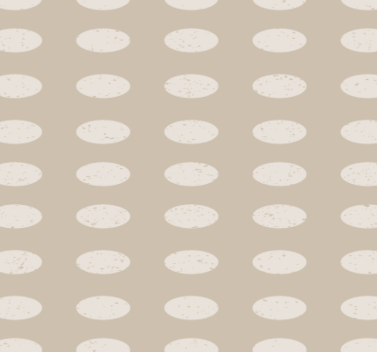 Papel tapiz pasillo patrón de círculos blancos geométricos - TenVinilo