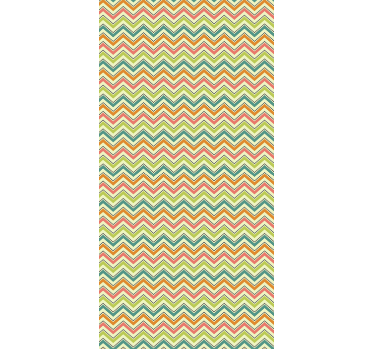 Papel tapiz geométrico motivo zigzag chevron - TenVinilo