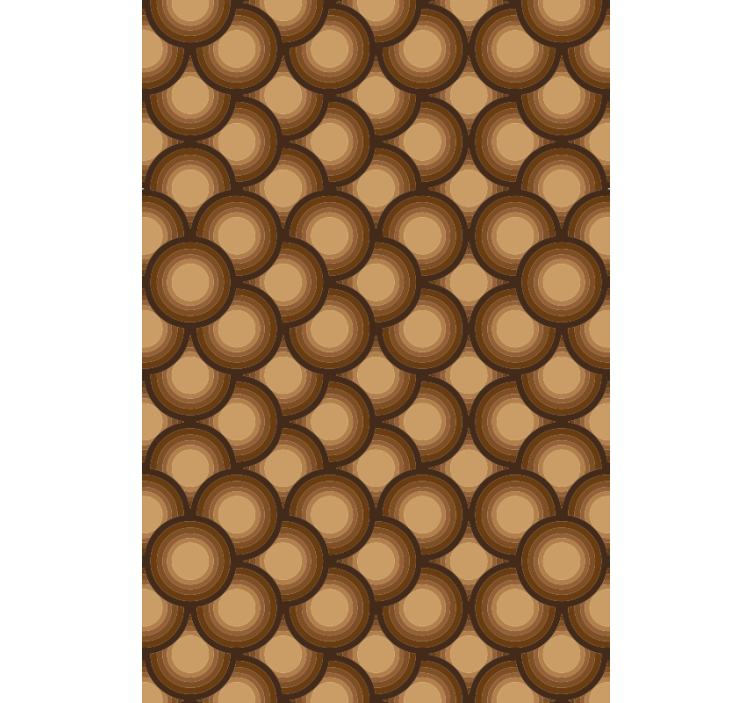 Papel tapiz vintage soles marrones - TenVinilo