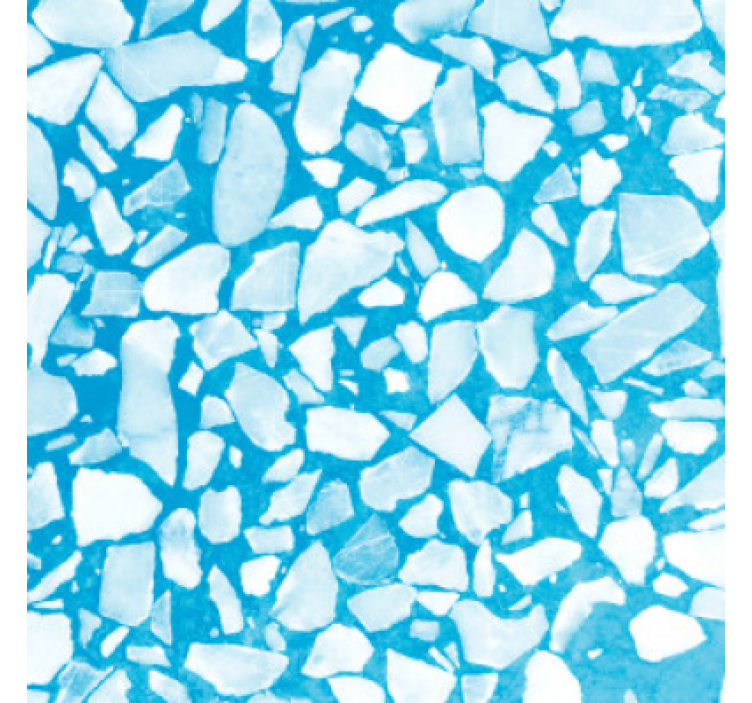 Papel tapiz piedra mosaico azul relajante - TenVinilo