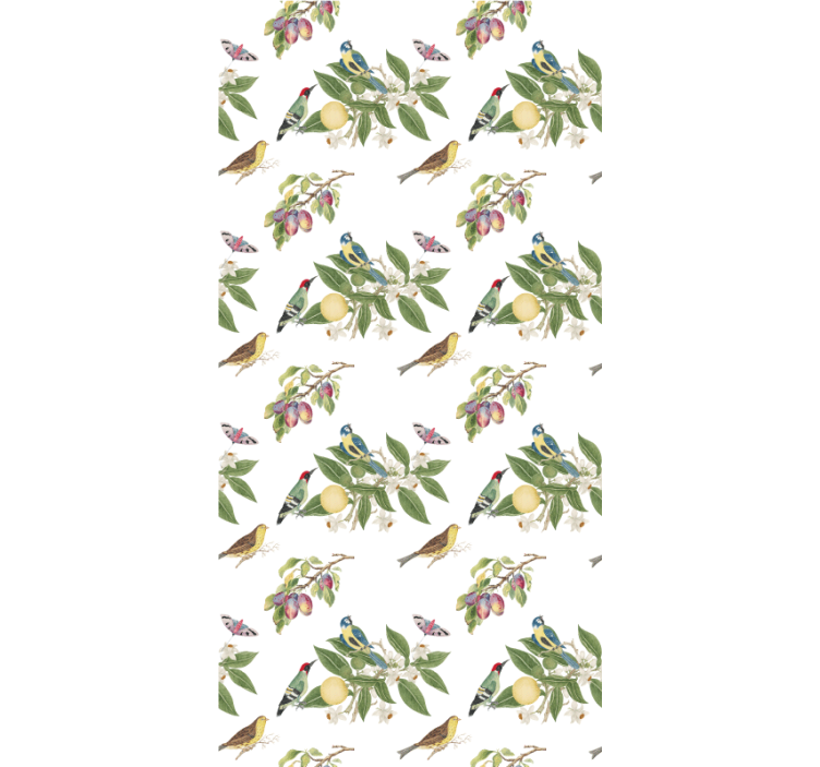 Papel tapiz infantil saqueadores de frutas en la naturaleza - TenVinilo