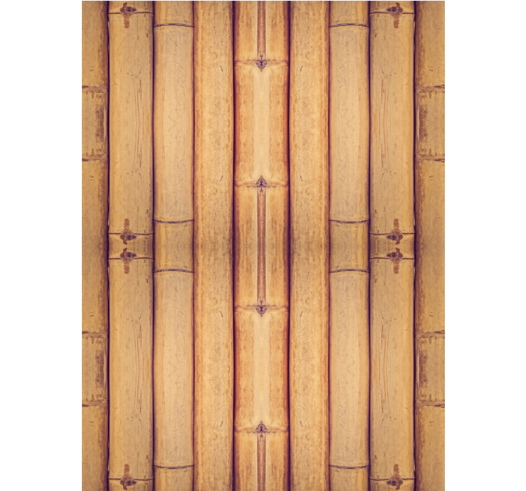 Papel tapiz para sala efecto textura madera bambú - TenVinilo