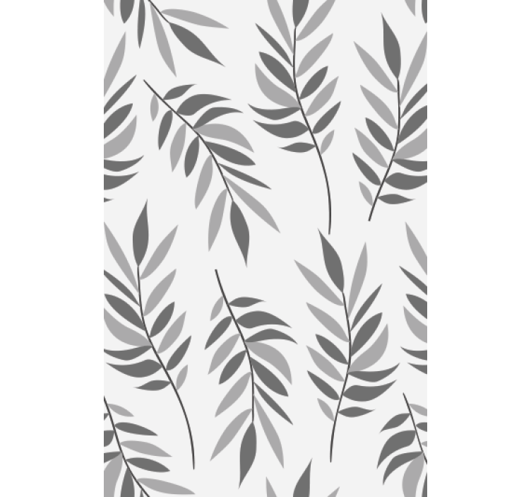 Papel tapiz para sala patrón de hojas elegantes - TenVinilo