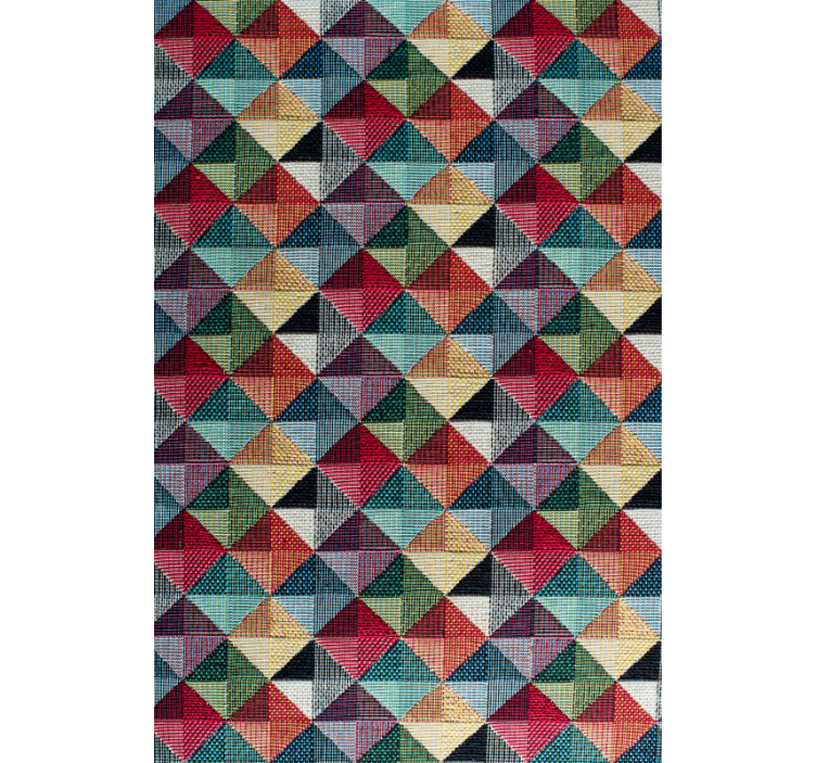 Papel tapiz geométrico con formas geométricas - TenVinilo