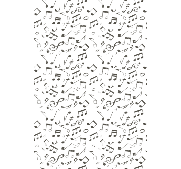 Papel tapiz oficina notas musicales - TenVinilo