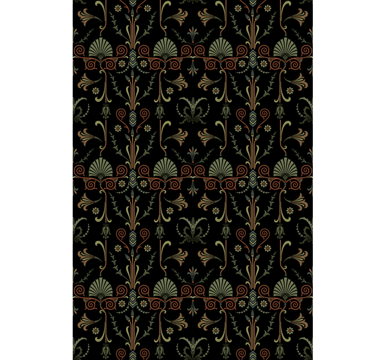 Papel tapiz cocina motivos de follaje elegante - TenVinilo