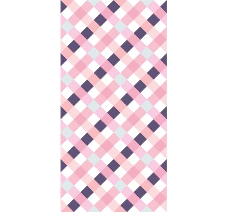 Papel tapiz moderno armonía de patrones diamante - TenVinilo