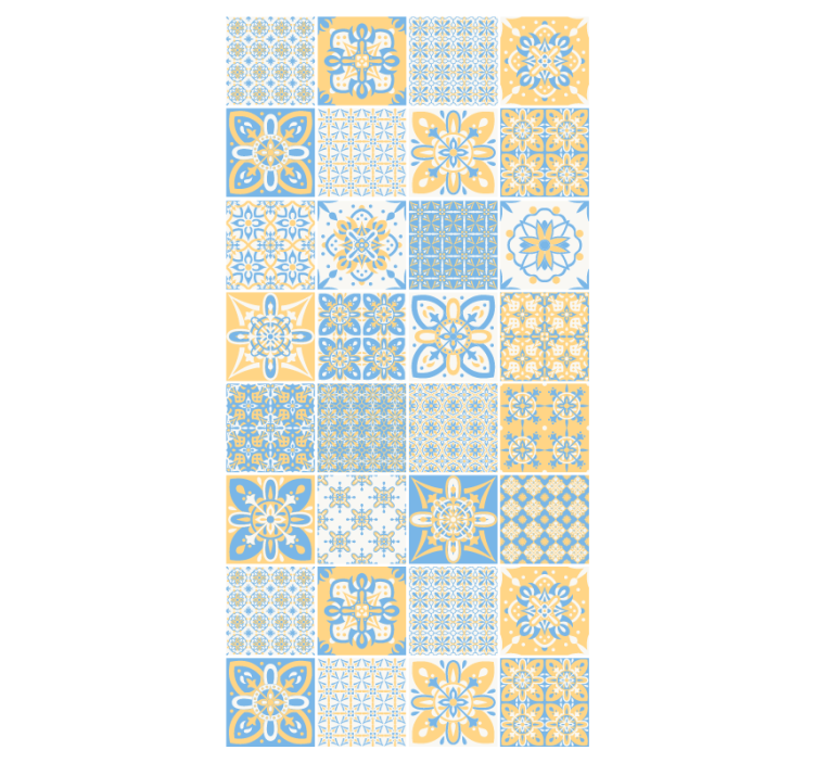 Papel tapiz cocina azulejos portugueses - TenVinilo