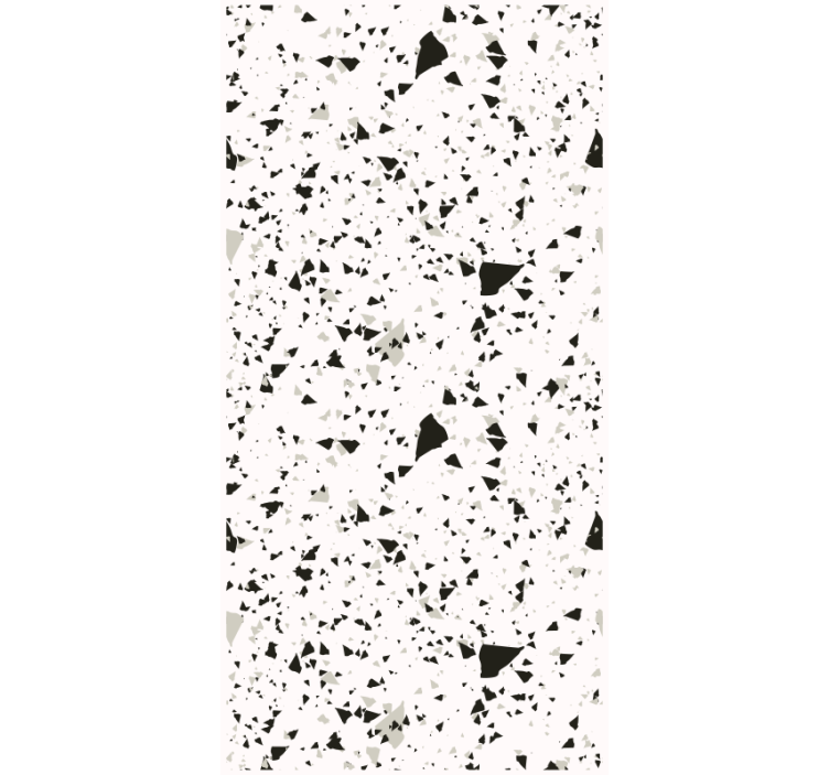 Papel tapiz cocina terrazzo gris blanco y negro - TenVinilo